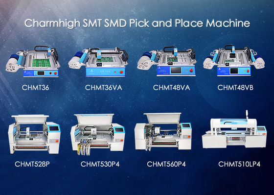 آلة Charmhigh SMD Pick And Place ، آلة التنسيب SMT 8 نماذج النماذج الأولية
