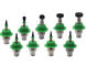 قطع غيار SMT Green Juki Nozzle Charmhigh smt Pick and Place Machine 501-507 SMT Accessories