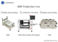 SMT Production Line 3040 Stencil Printer ، CHM-550 SMT Chip Mounter ، Reflow Oven T961