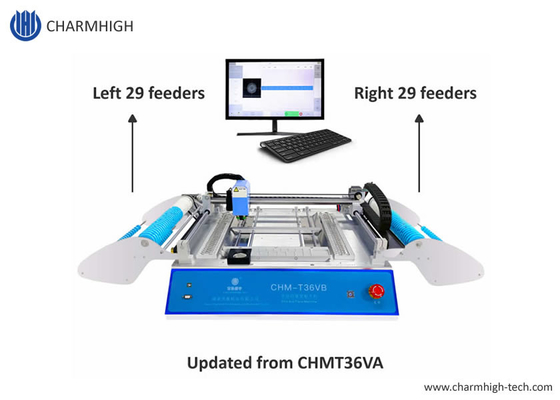 المزدوج الجانب 58 مغذيات جهاز تحكم سطح المكتب جهاز SMT CHM-T36VB Chmt36va