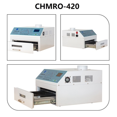 Charmhigh 420 فرن إنحسر 300 * 300mm الهواء الساخن + الأشعة تحت الحمراء 2500w محطة تسخين SMT