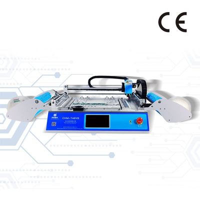 آلة انتقاء ووضع المكونات السطحية CHMT48VB على سطح الطاولة، 58 وحدة تغذية، كاميرتا رؤية