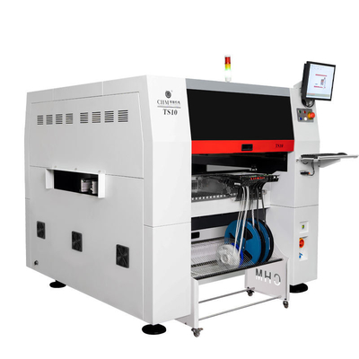 آلة التصنيع الكاملة الآلية ذات 10 رؤوس SMT SMD Pick And Place Machine 01005 PCBA