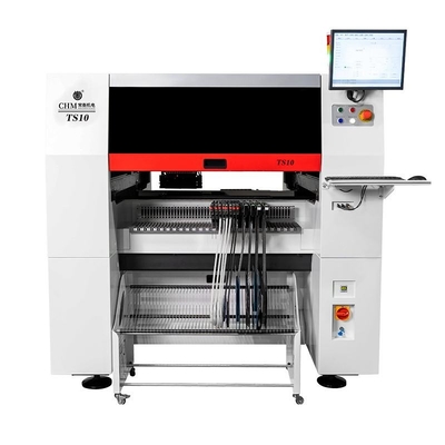 آلة التصنيع الكاملة الآلية ذات 10 رؤوس SMT SMD Pick And Place Machine 01005 PCBA