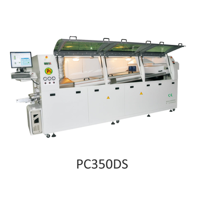 PC Control آلة لحام الموجات الخالية من الرصاص PC250DS ، PC300DS ، PC350DS لخط إنتاج PCB DIP