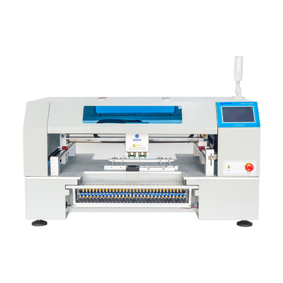 خط SMT صغير 60 مزود 4 رؤوس CHMT560P4 آلة P & P SMT / فرن Reflow T961 / طابعة عصى اللحام 3040
