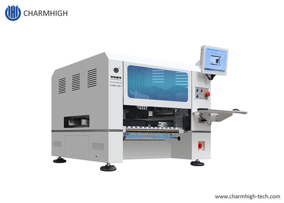 جينيوس 4 رؤوس سطح المكتب SMT اختيار مكان آلة مع 50 المغذيات CHM-551