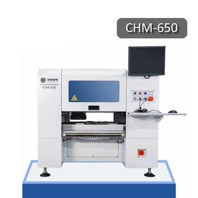 أوتوماتيكي PCB ريل دقة عالية 0201 سطح المكتب SMT اختيار ووضع آلة 4 رؤوس CHM-650