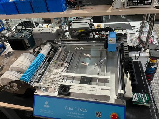 2 رؤوس 29 أجهزة تغذية CHMT36VA SMD اختيار ووضع آلة + كاميرتين CCD + جهاز كمبيوتر خارجي