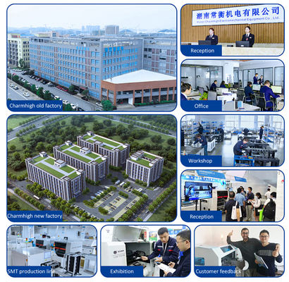 محرك المكتب Charmhigh 2 heads SMT Pick And Place Machine إنتاج الدفعات الصغيرة النموذج الأولي البحث التدريس
