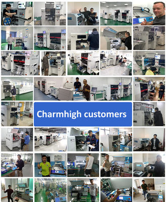 محرك المكتب Charmhigh 2 heads SMT Pick And Place Machine إنتاج الدفعات الصغيرة النموذج الأولي البحث التدريس