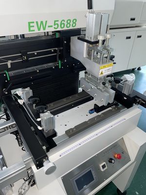 EW-5688 طابعة معجون لحام أوتوماتيكية بالكامل مع طباعة عمياء وتحميل لوحات الدوائر المطبوعة