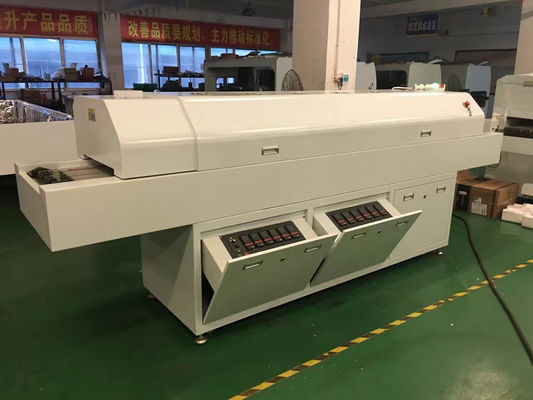 CHM-6635 فرن إعادة التدفق 6 مناطق مؤقتة (أعلى 6 + أسفل 6) 2200 * 350mm SMT آلة لحام إعادة التدفق
