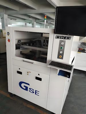 طابعة استنسل SMT أوتوماتيكية بالكامل من GKG GSE، طابعة معجون اللحام للطباعة بالشاشة 400*340 مم