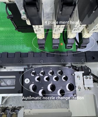 خط إنتاج SMT صغير عالي الدقة مع طابعة 3040، جهاز تركيب CHM-551، فرن T961