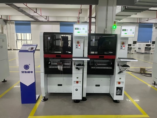 6 رؤوس SMT Pick and Place Machine CHM-750 تغيير فوهة تلقائية 0201 مثالي