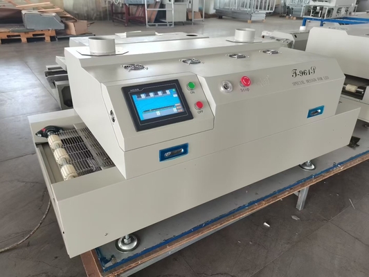 T961S شاشة تعمل باللمس فرن إنحسر 1000 * 350 مم لحام فرن Puhui T-961S ، 6 منطقة درجة الحرارة