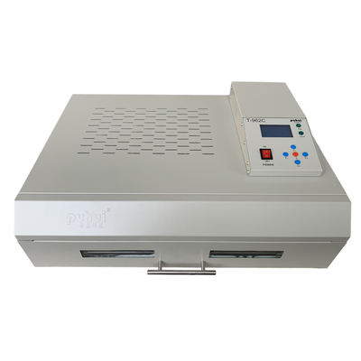 مساحة لحام كبيرة T962C فرن إعادة تدفق SMT سخان الأشعة تحت الحمراء IC 2500 واط، آلة لحام إعادة التدفق LED