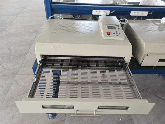 مساحة لحام كبيرة T962C فرن إعادة تدفق SMT سخان الأشعة تحت الحمراء IC 2500 واط، آلة لحام إعادة التدفق LED
