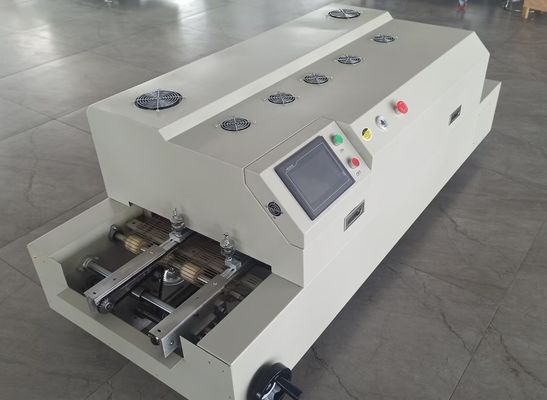 فرن لحام بالانعكاس بالسلسلة T981 لسطح العمل خالٍ من الرصاص بـ 8 مناطق لحام BGA ثنائي الوجه