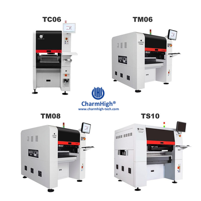 خط إنتاج SMT متوسطة ، 6 رؤوس TC06 التجميع الكامل لـ PCB PCBA التصنيع