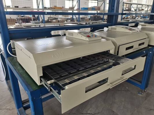خط إنتاج SMT صغير عالي الدقة مع طابعة 3040، جهاز تركيب CHM-551، فرن T961
