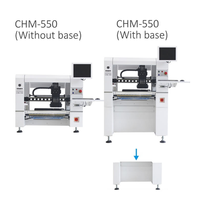 CHM-550 عالية الدقة 4 رؤوس SMT PCB مكون تركيب آلة مع الجدول