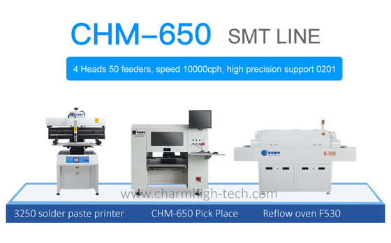 طابعة لصق اللحام شبه الأوتوماتيكية 3250 ، آلة اختيار مكان CHM-650