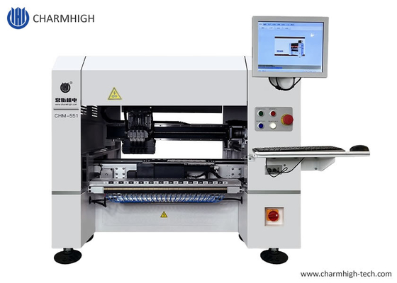 CHM-551 ترقية 4 رؤوس SMT الروبوت الاختيار والمكان التلقائي الكامل ل 0201