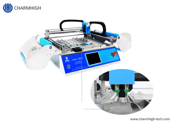 2 رأس 58 مغذيات CHMT48VB Benchtop SMD Pick and Place Robot All in one Chip Mounter
