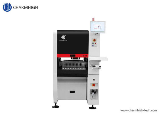 التصميم الضيق الجديد TC06 الدقة العالية الوحدة SMT اختيار ووضع آلة 6 رؤوس دعم 01005