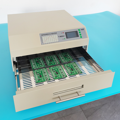 T962A Plus SMT فرن إنحسر 450 * 370 مم 2300 واط الأشعة تحت الحمراء IC سخان PCB لحام T962A +