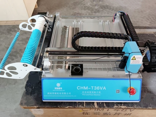 CHMT36VA SMT اختيار ووضع آلة 2 رؤوس 29 المغذيات التحكم في الكمبيوتر