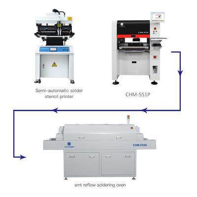 طابعة لصق اللحام شبه الأوتوماتيكية 3250 ، آلة اختيار مكان CHM-650