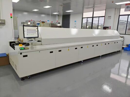 فرن إعادة لحام خالي من الرصاص بـ 12 منطقة SMT CHM-PC1260 لحام إعادة 4680x600 مم