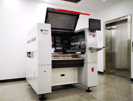 CHM-861 ناقل عالي السرعة SMT آلة انتقاء ووضع 8 رؤوس 100 مغذي
