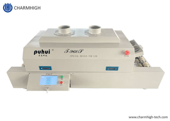فرن لحام T960S SMT بالانعكاس الحراري 960*300 مم، سخان لحام، شاشة لمس، 5 مناطق حرارة