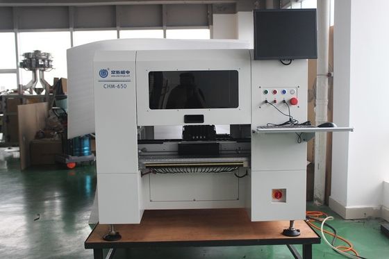 PCB Conveyor 4 Heads Desktop SMT Pick and Place Machine CHM-650 ، تغيير فوهة تلقائي