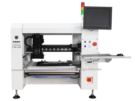 CHM-550 4 رؤوس 50 مغذي SMT Pick and Place Machine 0201 تغيير فوهة تلقائي